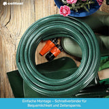 Set irrigatore CELLFAST, Irrigatore da giardino, Irrigatore da prato per fiori e piante, Connessione rapida, Economico