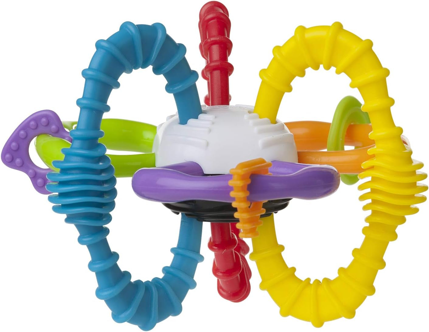 Playgro palla a sonagli per bambini - palla a sonagli per bambini - palla a sonagli per bambini - palla a sonagli - abilità motorie - giocattolo per bambini - abilità motorie per bambini - giocattoli colorati Bebe Naty Shop Bend and Twist Ball