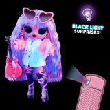 LOL Sorpresa! Tweens Neon Pop Stars - Thea Stars - 1 bambola alla moda con sorprese retroilluminate e oltre 10 vestiti e accessori Pop Star, inclusa la sua chitarra rosa shocking, regalo per bambini dai 4 anni in su