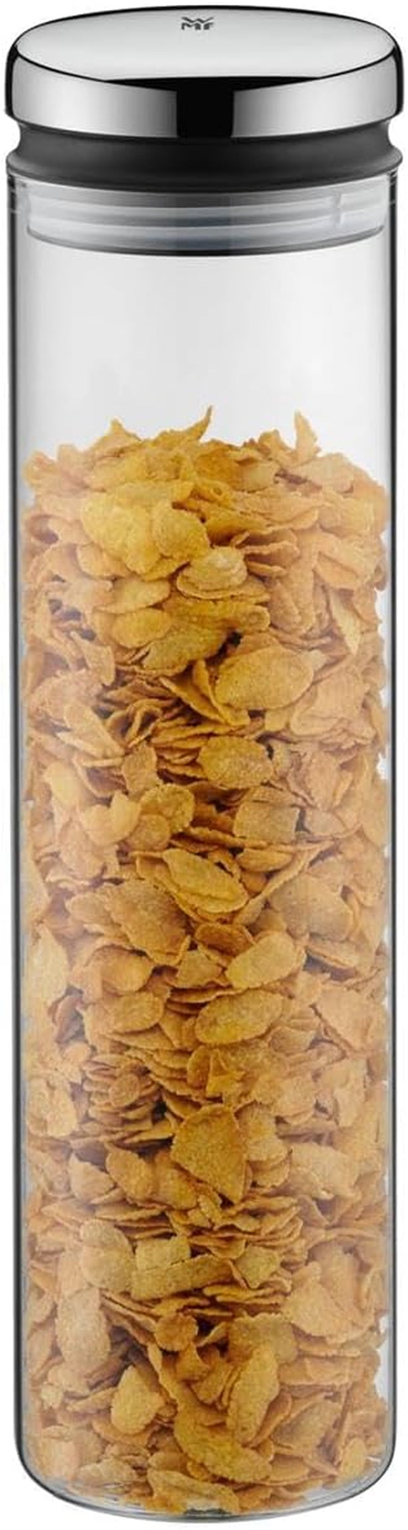 WMF Depot barattolo in vetro da 1,5 l, altezza 28,5 cm, barattolo con coperchio & Barattolo in vetro Depot da 2 l, altezza 36 cm, barattolo con coperchio Scatole per alimenti Naty Shop