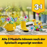 Set di irrigatori floreali 3 in 1 LEGO Creator, decorazione per la cameretta dei bambini, costruisci un irrigatore con un mazzo di fiori, stivali di gomma o 2 uccellini giocattolo, regalo creativo per ragazze e ragazzi di 8 anni 31149 Set da costruzione Besuche den LEGO-Store