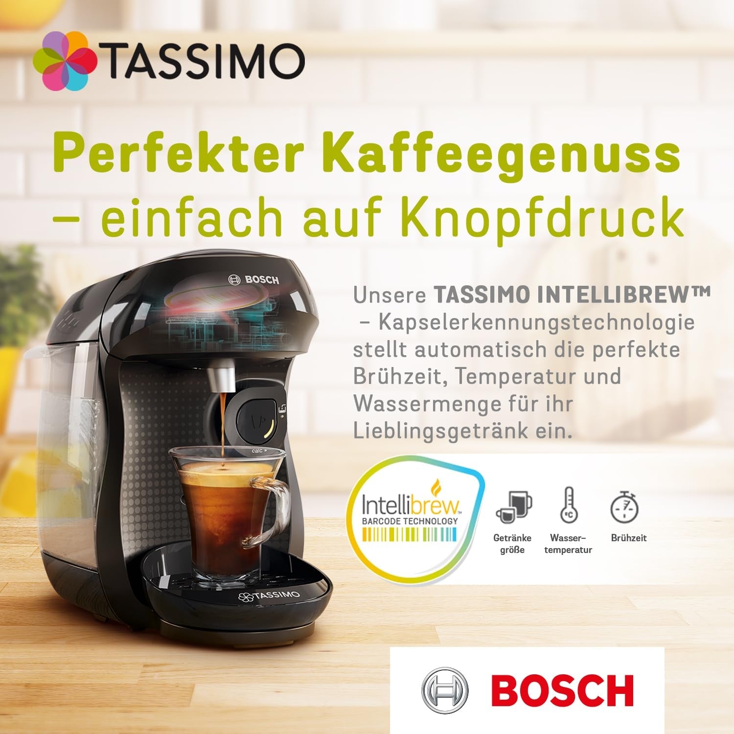 Tassimo Kapseln Jacobs Cappuccino Classico, 5 x 8 cialde, 40 Kaffeekapseln