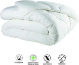 Blanrève Cthalvd011420 Copripiumino Hollofil Allerban caldo cotone bianco 140 X 200 cm Piumini e trapunte Naty Shop