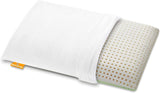 Cuscino Ortopedico Supporto Collo - Aloe Biologico - Cuscino Viscoelastico Aloe Vera Altezza 14 cm Rivestimento 100% Cotone Cuscino Visco - Cuscino Memory Foam - Made in Italy Naty Shop Cuscini Standard