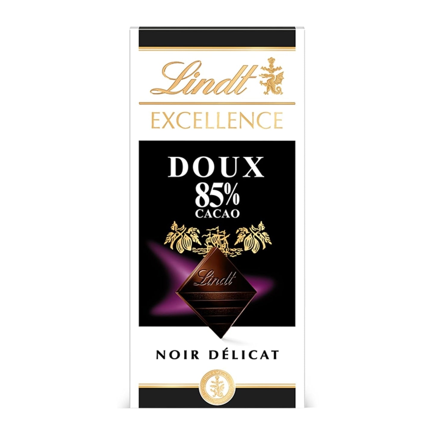 Cioccolata Lindt | Tavoletta EXCELLENCE Cacao 85% | 100 g| Cioccolato Extra Fondente | Tavoletta di cioccolato vegana