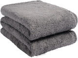 Brentford's Teddy Coperta in Pile Coperta da Letto Grande Peluche Super Morbida e Calda Copriletto per Divano Letto Nero - 150 X 200 Cm Letti e Coperte Besuche den Brentfords-Store Grigio Antracite 200 X 240 Cm