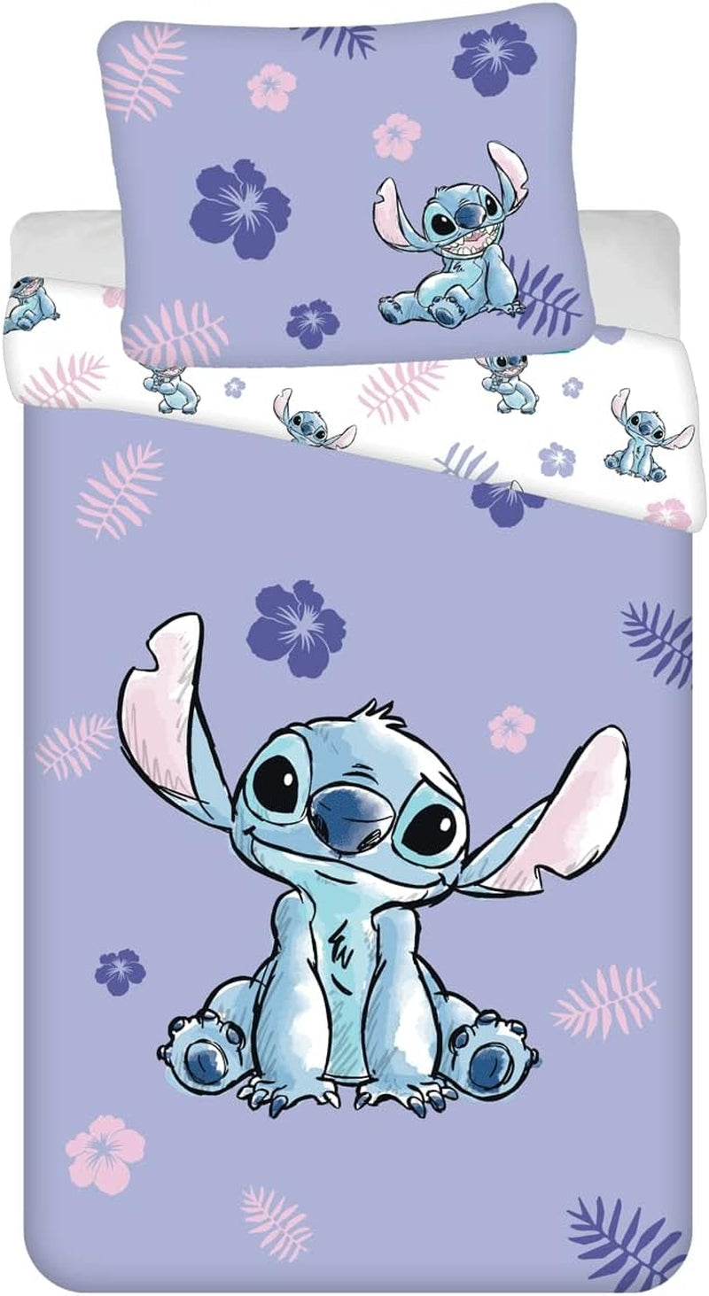 Biancheria da letto per bambini in 2 pezzi, 100% cotone, Lilo e Stitch Naty Shop Titolo predefinito