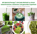 Terapia Matcha 30+ | Polvere di tè matcha biologico | 60 g| Con un contenuto verificato di almeno 30 mg/g di catechina EGCG | Supporta il sistema immunitario e i livelli di energia | Qualità cerimoniale | Tè verde dal Giappone