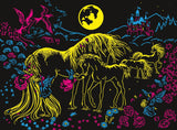 Puzzle Ravensburger per bambini - 13670 Unicorni al chiaro di luna - Puzzle luminoso con unicorno per bambini 6+ 100 pezzi in formato XXL, si illumina al buio Puzzle Naty Shop