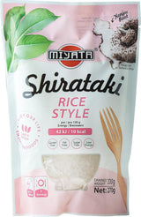 Riso Miyata stile Shirataki a base di farina konjac, 1 confezione (1 x 270 g)