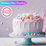 Glitter commestibili - Colorante alimentare in polvere 6G per cioccolato, fragole, muffin, torte, fondente (Viola)