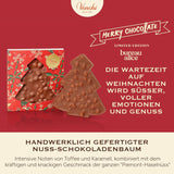 Venchi, Brutto&Buono, Tavoletta di Cioccolato al Latte "Nocciola della Foresta Piemontese" Artigianale a Forma di Abete, 200g, Senza Glutine, Collezione Natalizia in Edizione Limitata, Idea Regalo