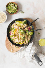 Tagliatelle Shirataki dietetiche | Tagliatelle Konjac a basso contenuto di carboidrati | 200 grammi di tagliatelle dietetiche solubili in acqua vegane a basso contenuto calorico, senza grassi, senza soia, senza glutine
