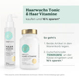 Tonico per capelli all'olio di rosmarino spray 100 ml - L'olio di rosmarino spray accelera naturalmente la crescita dei capelli - Rimedio per la crescita dei capelli per donne e uomini - Siero per la caduta dei capelli - Olio per capelli al rosmarino di Cosphera Hair Care Naty Shop