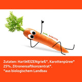 Freche Freunde Spaghetti Vegetali Biologici 'Carota' 25% Contenuto Vegetale Confezione Da 6 Vegani (6 X 300g)