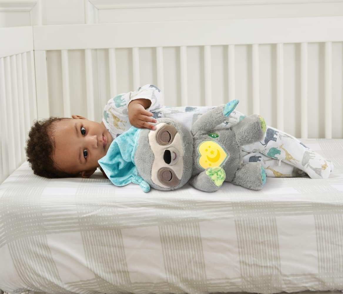 VTech Baby Schnarchi, il bradipo addormentato - Simpatico peluche per aiutarti ad addormentarti - Con suoni naturali e quotidiani, musica e luce notturna - Per bambini dalla nascita Bebe Toys Naty Shop