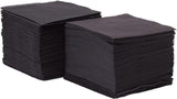 Saten Ser22104961 Cocktail, tovaglioli 20 X 20, 2 strati, piega 1/4, 100 tovaglioli, Punta-Punta, nero