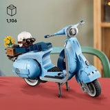 LEGO Icons Vespa 125, modello di motocicletta costruibile, scooter italiano vintage, kit modello per adulti, pezzo da esposizione come decorazione della stanza, regali per donne e uomini 10298 Kit di costruzione Besuche den LEGO-Store