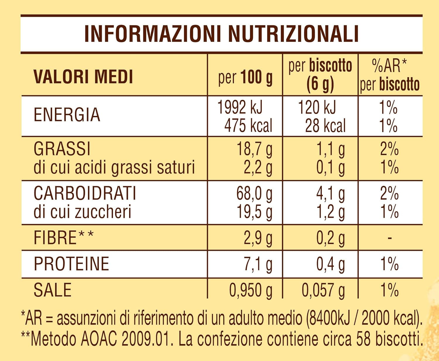 Biscotti Frollini Galletti del Mulino Bianco al latte fresco, 100% italiani, 350 g