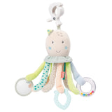 Fehn Giocattolo attività Polpo - Giocattolo per abilità motorie per passeggini e brillanti partenze, Oball, Sonaglio con palline per camminare, Giocattolo interattivo per bambini Bebe Toys Naty Shop
