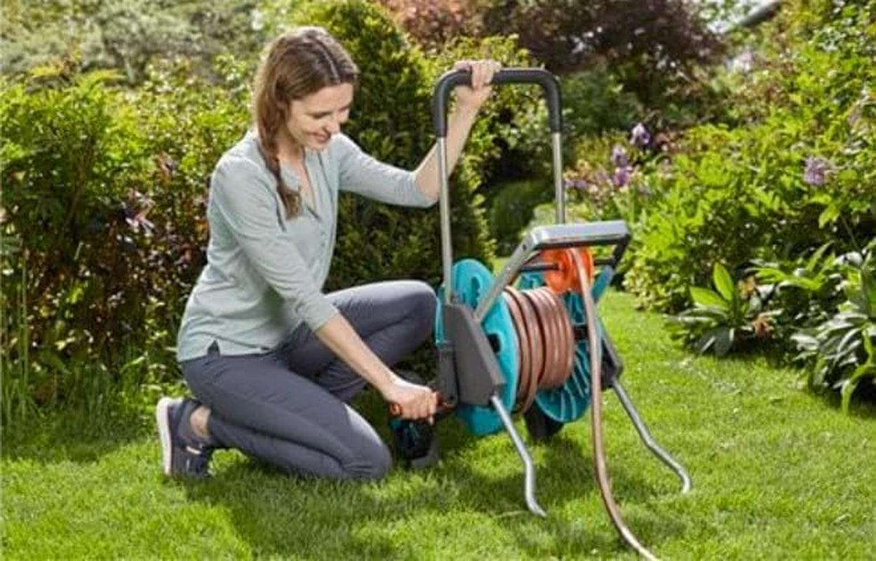 GARDENA CleverRoll S carrello portatubo, avvolgitubo, stoccaggio compatto (18500-20)