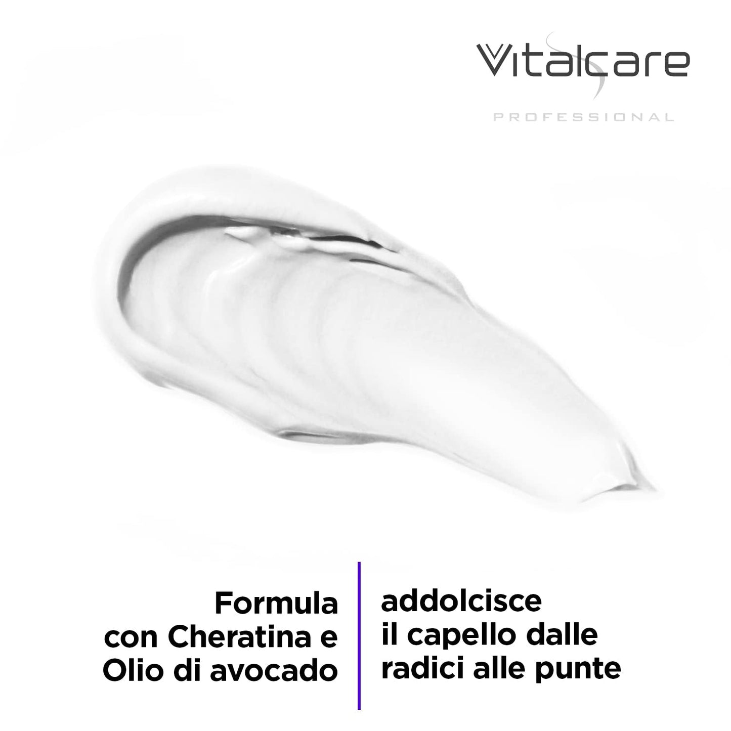 | PRO Smooth - Maschera disciplinante per capelli ricci, ribelli e difficili da lisciare con cheratina e olio di avocado, maschera capelli Naty Shop da 25 ml