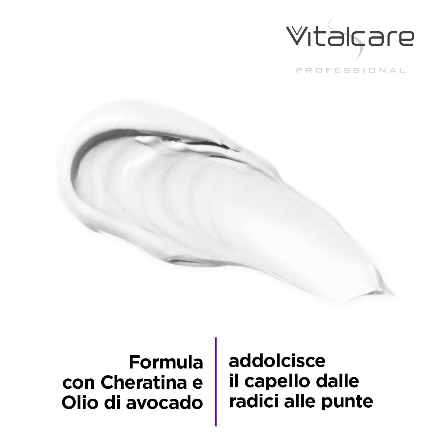 | PRO Smooth - Maschera disciplinante per capelli ricci, ribelli e difficili da lisciare con cheratina e olio di avocado, maschera capelli Naty Shop da 25 ml