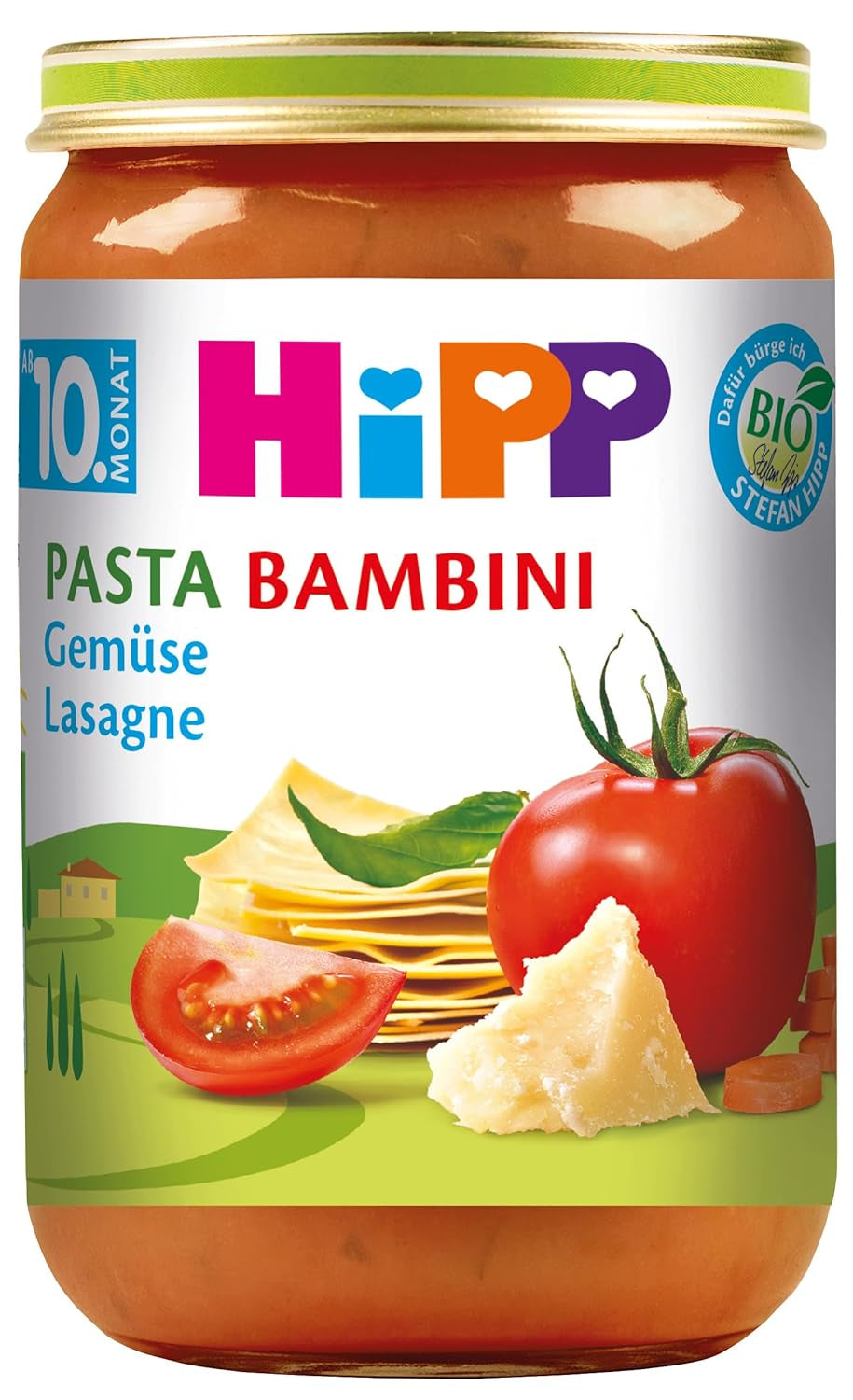 HiPP Pasta Bambini - Lasagne alle verdure, confezione da 6 (6 x 220 g)