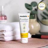 Medela Purelan 37G Crema per capezzoli alla lanolina - crema per capezzoli irritati e pelle secca, 100% naturale, ipoallergenica Accessori Alimentazione e Allattamento Bebe Naty Shop