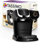 Macchina per caffè espresso Tassimo My Way con 2 capsule TAS6502 con filtro per l'acqua, oltre 70 bevande, personalizzazione delle bevande, varietà di caffè, erogazione facile, 1500 W, Nero