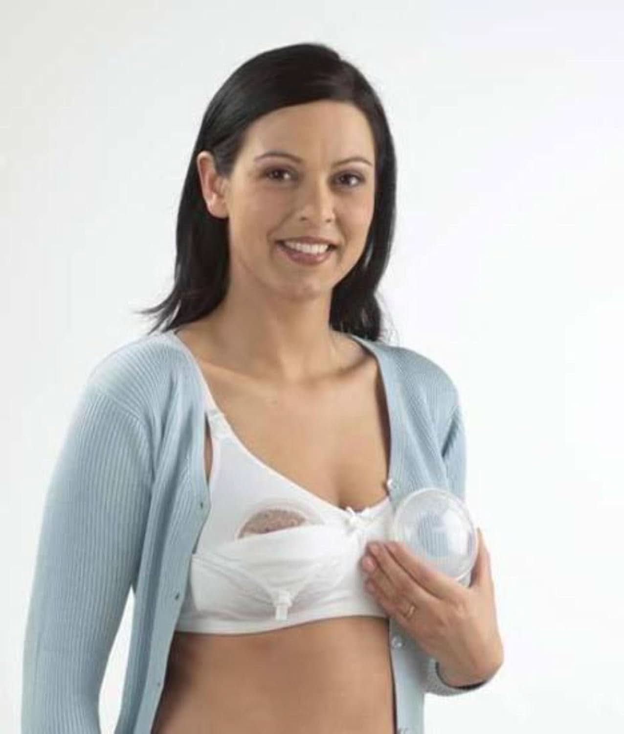 Coppe per seno Medela - Senza BPA, in morbido silicone, con fori di ventilazione traspiranti, include 2 coppe Accessori Alimentazione e Allattamento Bebe Naty Shop