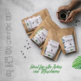 ORIGEENS Bio Kaffeebohnen Probierset 1kg | Premium Bio Arabica Kaffee Ganze Bohnen Set 4x250g | Röstung tradizionale | Kaffee Geschenkset