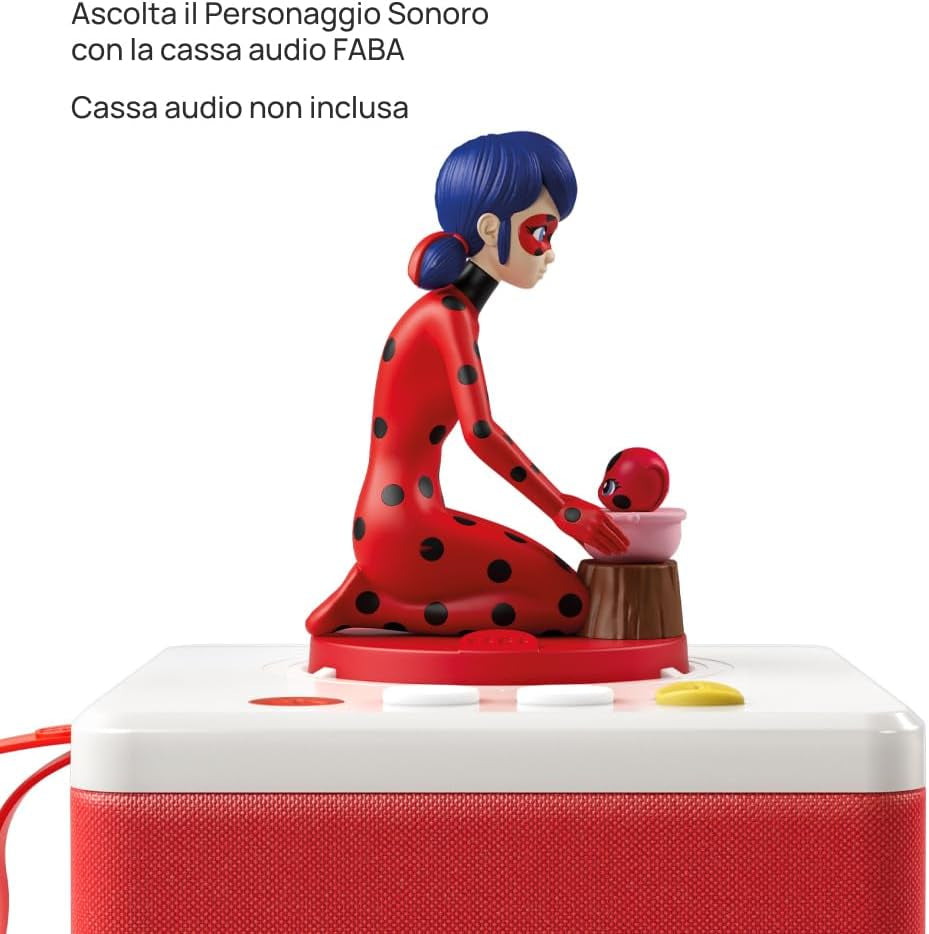 Figura sonora - Le fiabe di Coccinella e Gatto Nero - Racconti e favole sonore, ragazzi e ragazze 4-6+, versione italiana Baby Toys Naty Shop