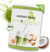 Matchamagic - Matcha latte in polvere biologico dal Giappone con zucchero di fiori di cocco per un tè delizioso