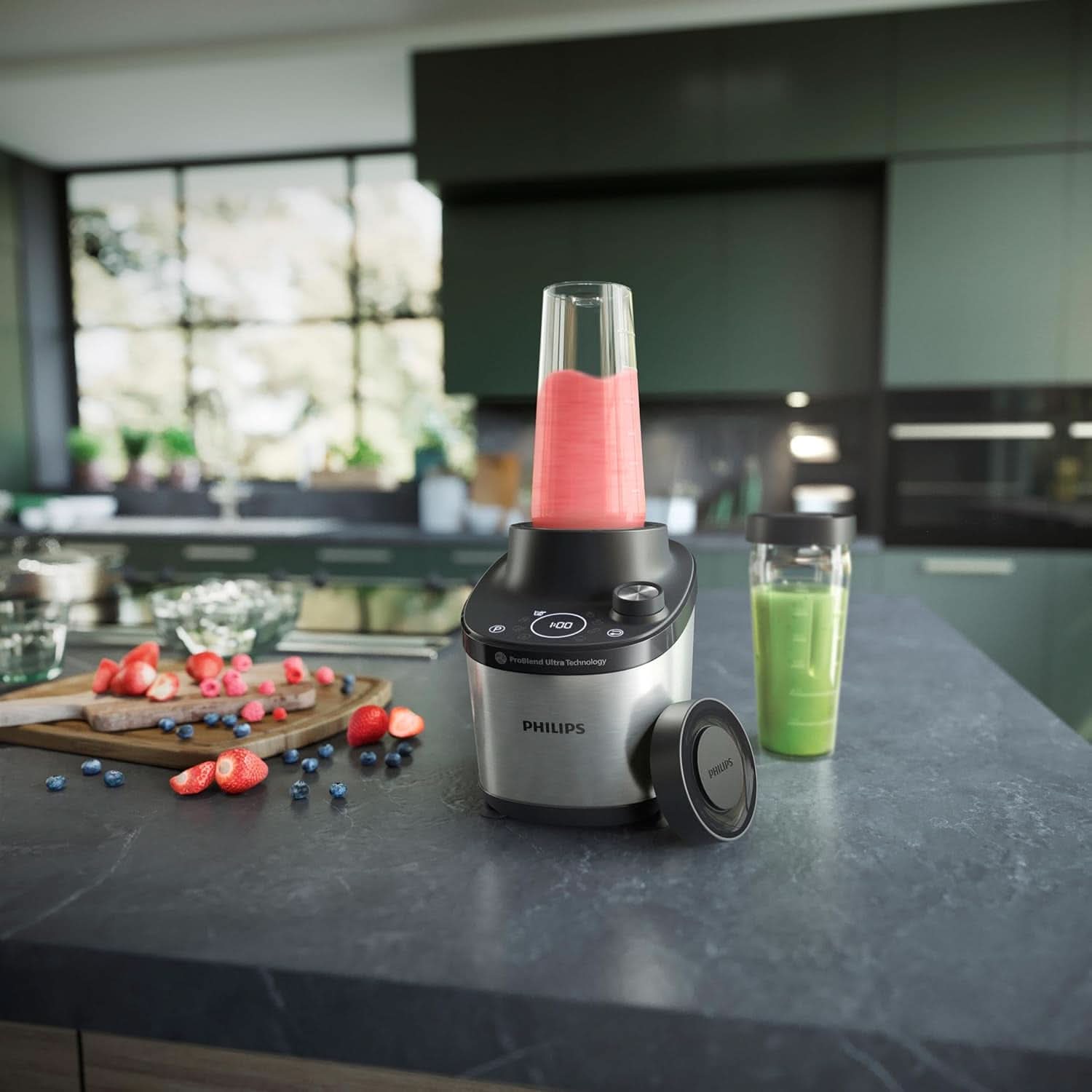 Frullatore PHILIPS Serie 7000 HR3760/00, 2l, 1500W, 12 velocità, nero Cucina Naty Shop
