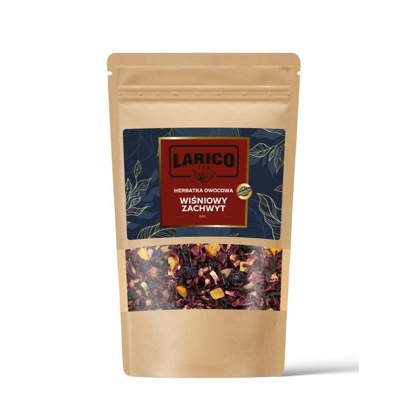 Tè Larico Tè naturale alla frutta Früchtchen Mix Fragole di bosco Euphorie 50 g/Tè sfuso di alta qualità/Tè sfuso naturale