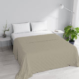Trapunta estiva biancheria da letto italiana CHIC, microfibra, DOPPIA 250X250Cm, marrone Trapunte e trapunte Naty Shop