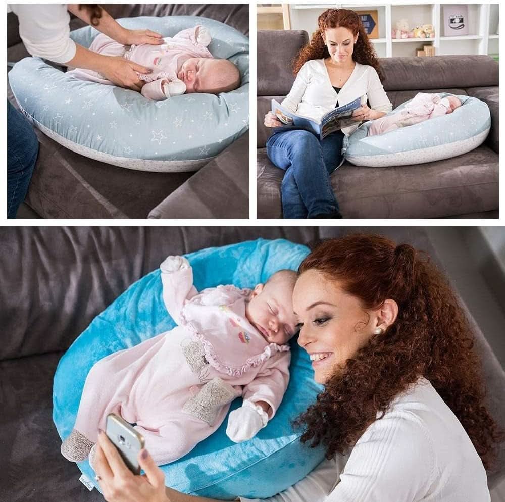 Nuvita 7100 Dreamwizard, Cuscino da allattamento, multifunzione 12 in 1 con supporto lombare regolabile Accessori Alimentazione e Allattamento Bebe Naty Shop