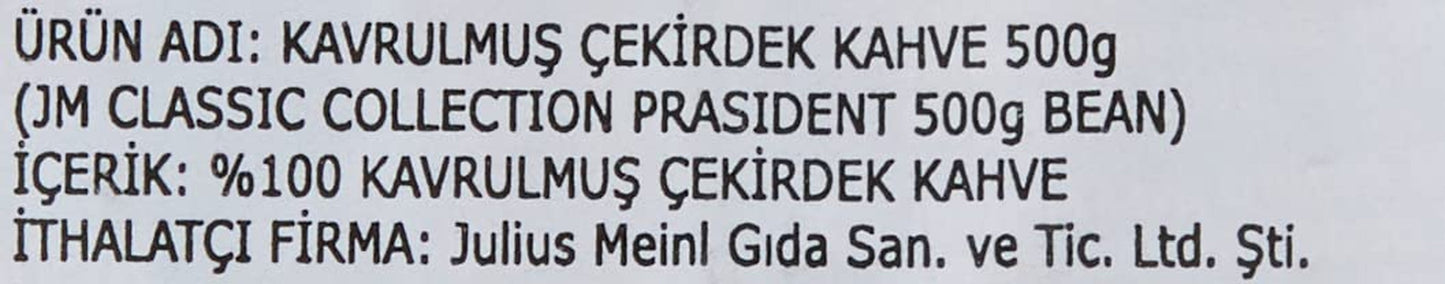 Confezione da 2 fagioli interi President (2 x 500 g)