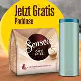Senseo Pads Café Latte, 10 x 8 Getränke, 80 Kaffee Pos, incluso Senseo Pad Dose