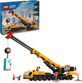 LEGO City Gru mobile da costruzione Giocattolo da costruzione per ragazzi e ragazze Regalo creativo per bambini Braccio lungo estensibile 4 Minifigure di operaio edile per giochi di ruolo 60409 Set da costruzione Besuche den LEGO-Store Titolo predefinito
