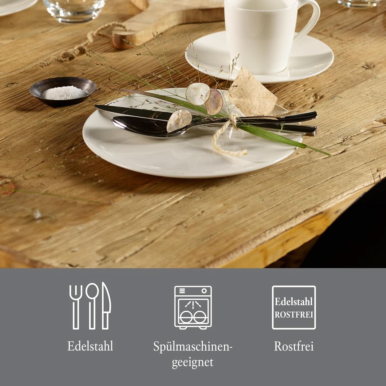 Vivo di Villeroy & Boch - Servizio posate Voice Basic 30 pezzi per 6 persone Naty Shop