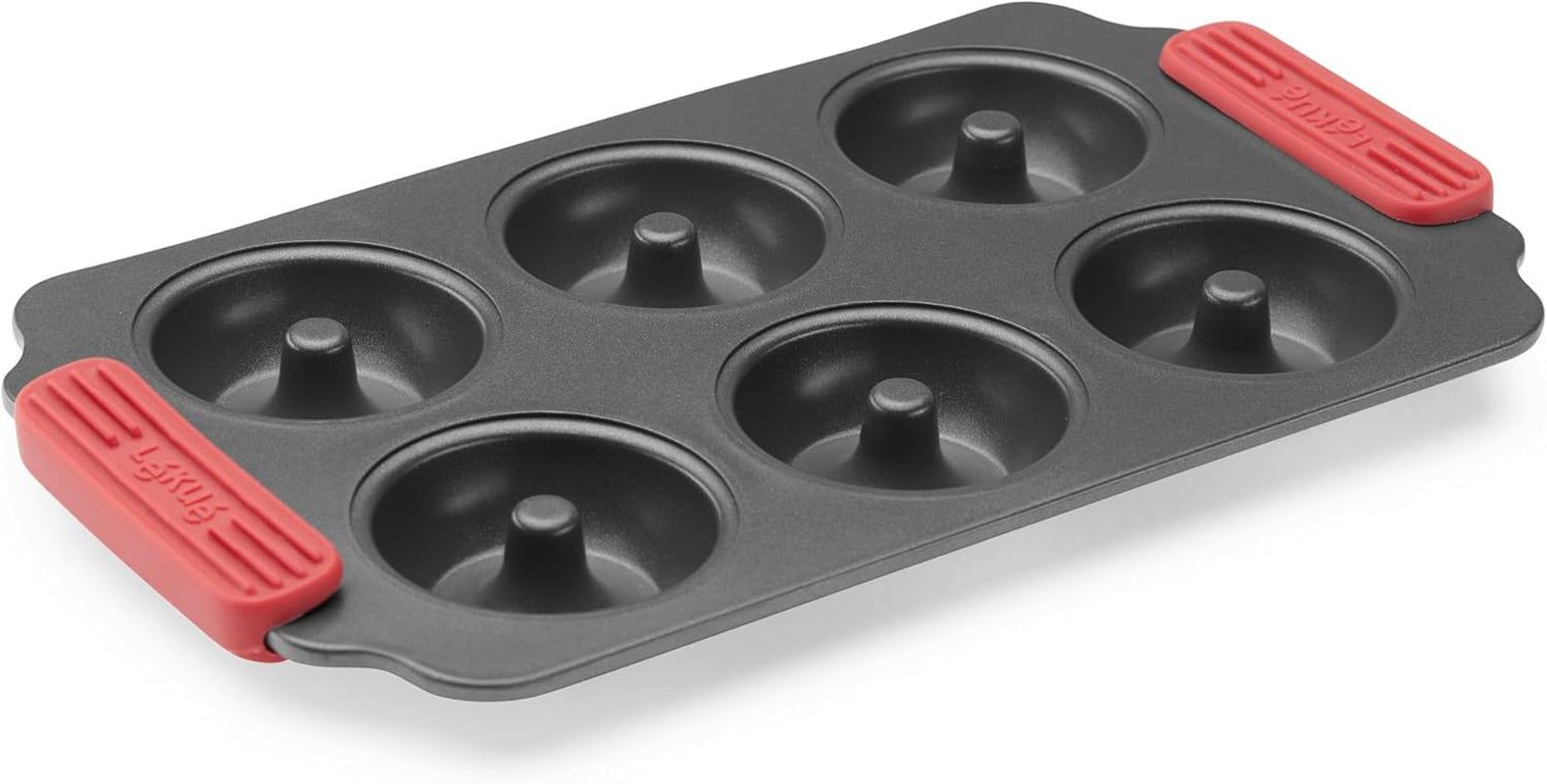 Lékué Muffin-Backform, Antihaftbeschichte, Metall, 6 Mulden Stampi e teglie Naty Shop Donuts