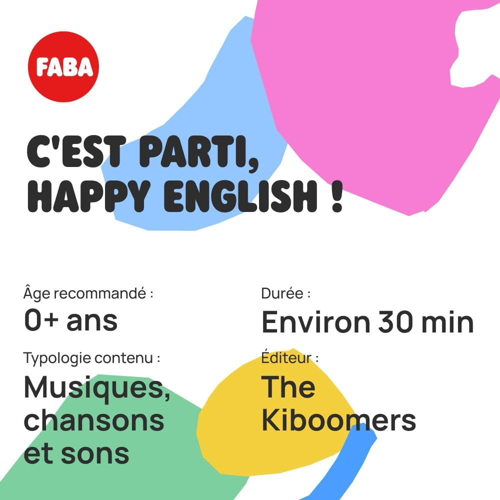 Personaggio con suono - Se n'è andato, Happy English - musica, canzoni e suoni - giocattolo, contenuti educativi, versione francese, bambini per tutte le età Jucarii Bebe Naty Shop