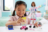 Barbie per il 65° compleanno e 10 accessori, set da astronauta per bambola bruna, rover con ruote, casco spaziale con visiera cambiabile e altro ancora, HRG45