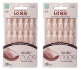 Kiss Nude Nails Unghie stupefacenti (confezione da 2)