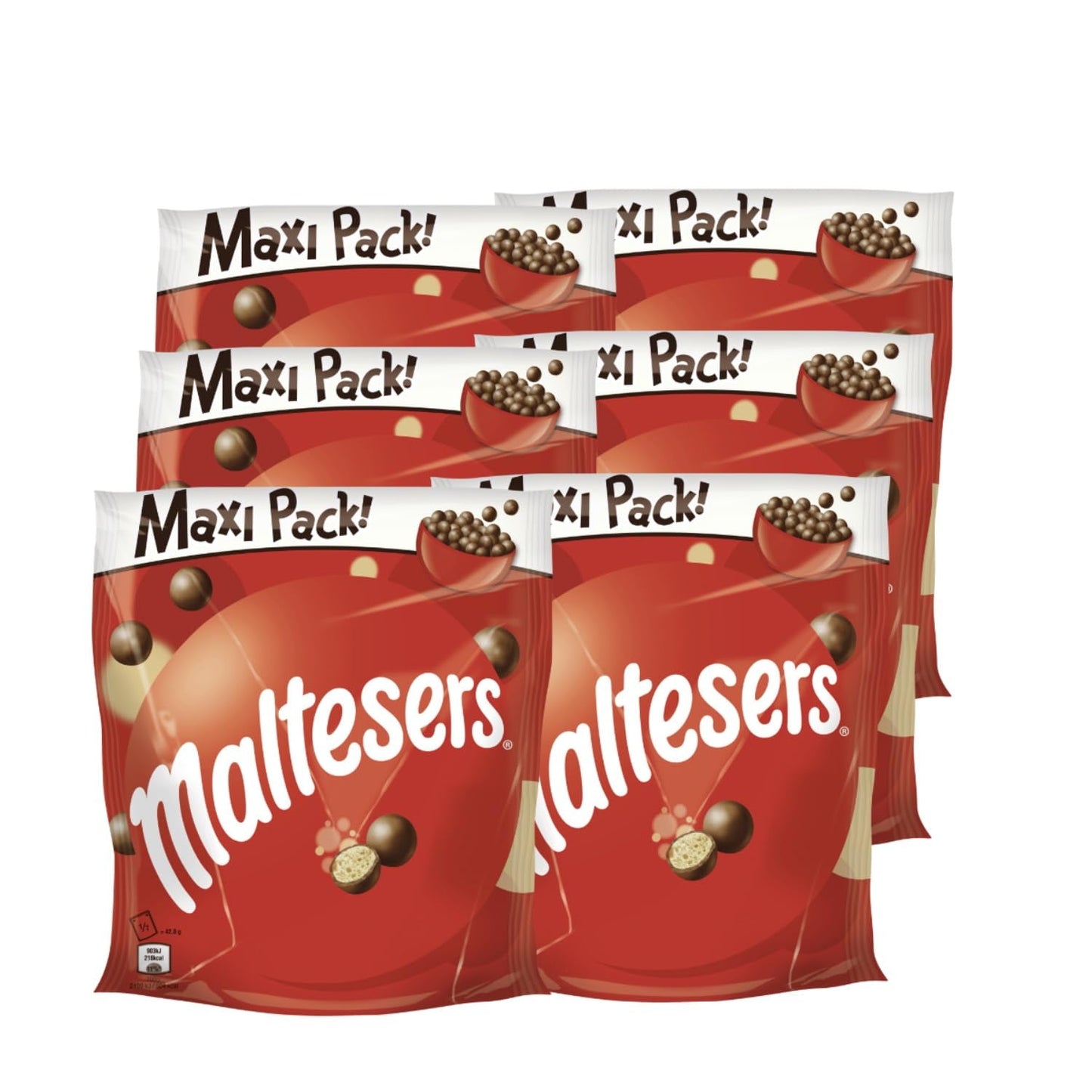 Maltesers, palline di cioccolato dal cuore croccante e leggero, spuntino arioso al cioccolato, 1 confezione (1 x 300 g)