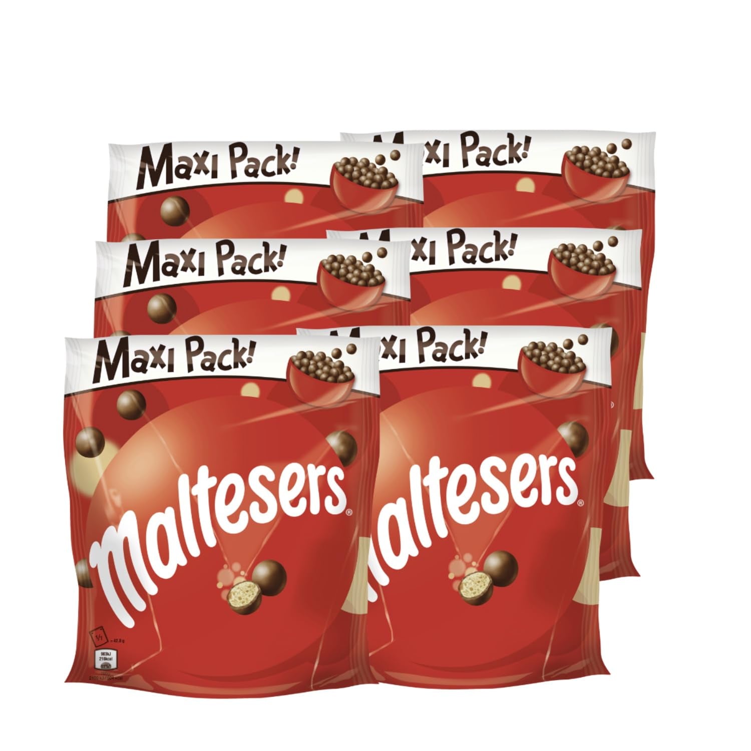 Maltesers, palline di cioccolato dal cuore croccante e leggero, spuntino arioso al cioccolato, 1 confezione (1 x 300 g)