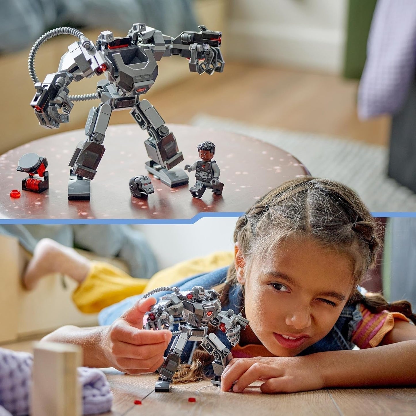 LEGO Marvel War Machine Mech 3-Shooter Supereroe Giocattolo costruibile per bambini MCU Action Figure leggendaria Regalo per ragazzi e ragazze di 6 anni 76277 Set da costruzione Beuche den LEGO-Store