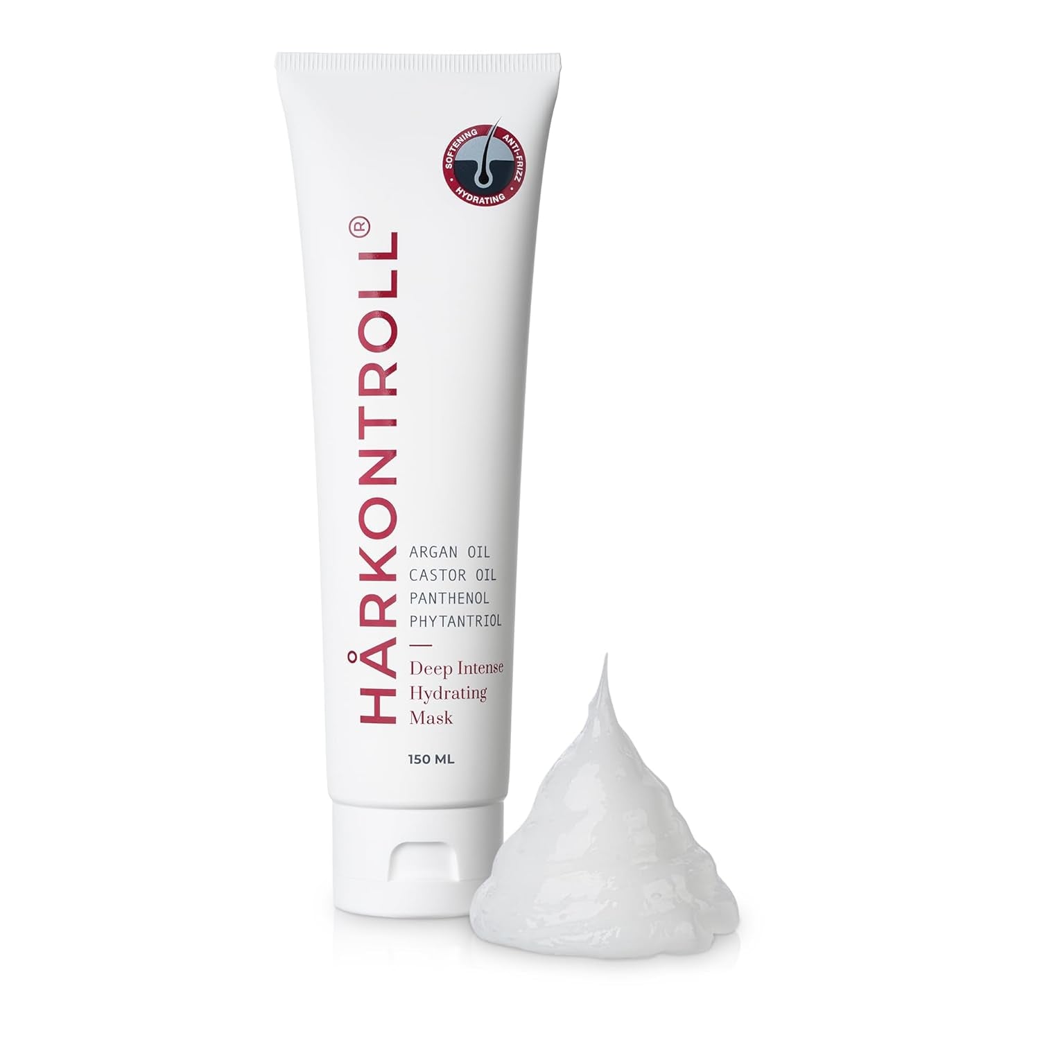 Harkontroll Deep Intense Hydrating Mask, maschera per capelli idratazione intensa, 150 ml Maschera per capelli Naty Shop